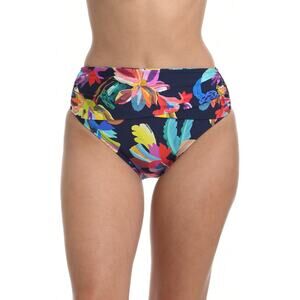 Becca Reversible Side Tie Sz 22W Floral Bikini Bottom